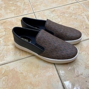 Michael Kors Keaton Slip On Sneakers Black/Brown